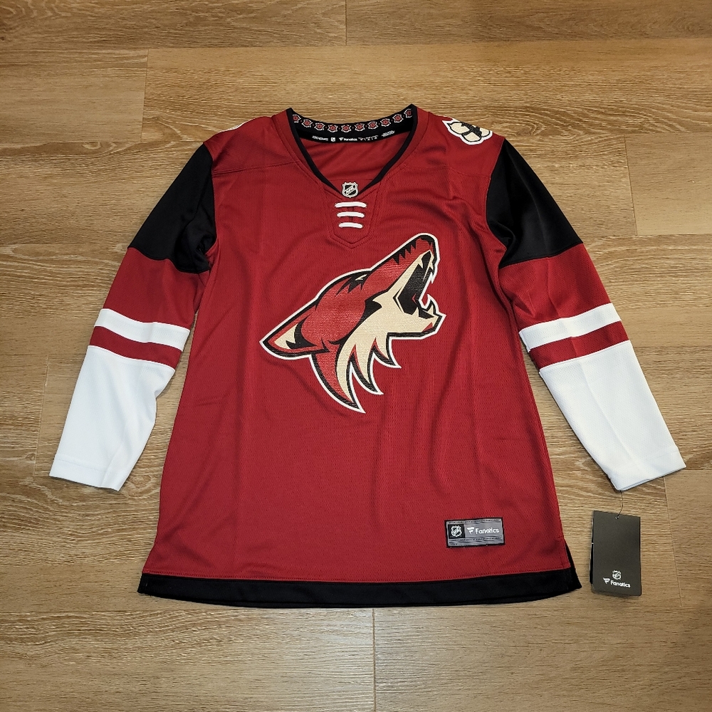 Fanatics NHL Arizona Coyotes Breakaway Red Home Jersey New Womens Size Medium